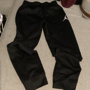 Nike Kids Jordan Black Joggers with Logo & Zip Up sweater